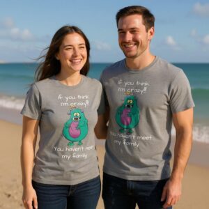 Sjov Monster Tee – Familie Edition