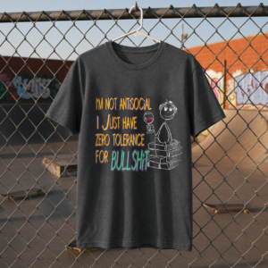 Mr. Stick - Zero Tolerance for bullshit Tee